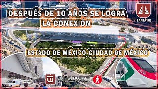 Inicia la nueva estación Santa Fe operaciones Tren El Insurgente con 2° etapa CDMX [upl. by Niwre631]