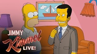 Homer Simpson Gives Jimmy Kimmel a Tour of Springfield [upl. by Frechette]