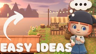 EASY Build Ideas for Animal Crossing Island Design Beginners [upl. by Adnaloy899]