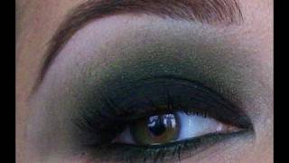 Black and Green Smoky Eye Makeup Tutorial​​​  Eman​​​ [upl. by Etnud]