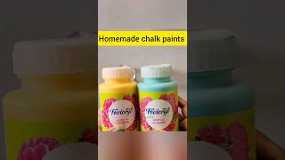 2 Types of homemade Chalk paints 🎨 😱 shorts shortsfeed youtubeshorts diy [upl. by Rayburn985]