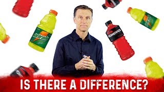 Gatorade vs Powerade Which One Is Better For Dehydration – Dr Berg [upl. by Scheld]