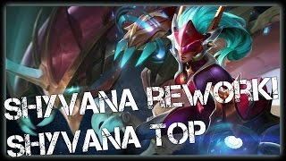 Shyvana Rework  Shyvana Top  League of Legends PBE  Full Game Commentary [upl. by Wendelin246]