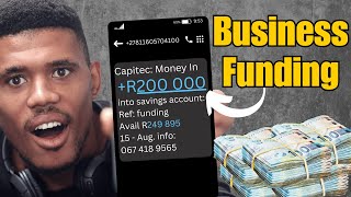 How I Got R200 000 In Funding For My Business  How You Can Too [upl. by Rosio]