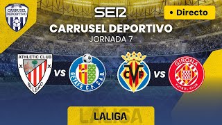 ⚽️ ATHLETIC CLUB vs GETAFE CF amp VILLARREAL CF vs GIRONA FC  EN DIRECTO LaLiga 2324  Jornada 7 [upl. by Atiuqes850]