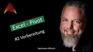 2 Vorbereitung für PivotTabellen [upl. by Yrok]