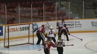 2018 Canadian Juvenile Broomball Championships Day 4Game 5 [upl. by Heymann]