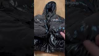 Ellesse Daunenjacke Vinyl schwarz short review [upl. by Almeida475]