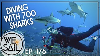 Diving with 700 Sharks at Fakarava South Pass  Episode 176 [upl. by Blanca]