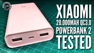 Xiaomi 20000mAh QC30 Powerbank 2 tested PLM05ZM [upl. by Lias]