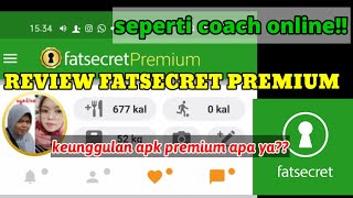 Fatsecret premium review Indonesiafatsecret premium apk [upl. by Drus666]