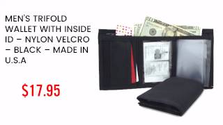 10 Best Nylon Wallets for Men [upl. by Dnomaj]