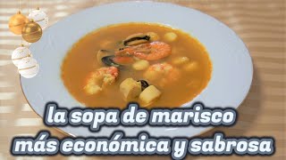 LA SOPA DE MARISCO MÁS ECONÓMICA Y SABROSA [upl. by Eycats]