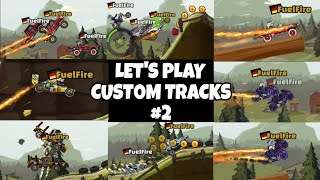 Lets Play Custom Tracks 2  ALL of Carlos 96  Hill Climb Racing 2 [upl. by Shurlocke605]