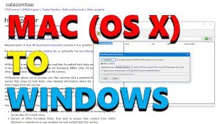 How to Access Mac Files OS X  HFS on a Windows Computer [upl. by Ogawa]