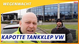 Tankklepje van Volkswagen Golf wil niet open  Wegenwacht Vlog [upl. by Roz]