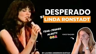 Voice Teacher Reacts to Desperado by Linda Ronstadt this one made me cry 😭 😭😭 [upl. by Poppo]