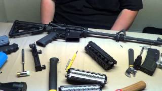 Accessorizing Your Ar Part 1 How To Replace Your Handguard [upl. by Leanna526]