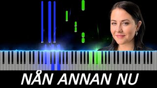 Nån annan nu  Molly Sandén  Piano Tutorial [upl. by Chase487]