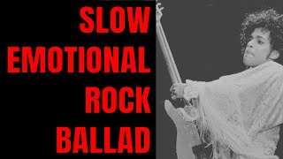 Slow Emotional Rock Ballad  Guitar Backing Track D Minor [upl. by Bruning]