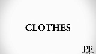 Cómo Pronunciar CLOTHES en Inglés [upl. by Elttil]