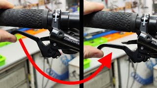 Bicycle loses brake Bleeding hydraulic brake Shimano Deore [upl. by Asilehs]