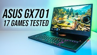 ASUS Zephyrus S GX701 Gaming Benchmarks  17 Games Tested [upl. by Ymme479]