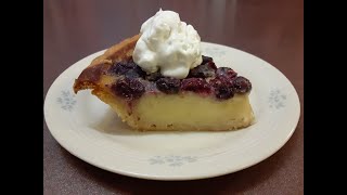 How To Make Homemade Blueberry Custard Pie [upl. by Howell]