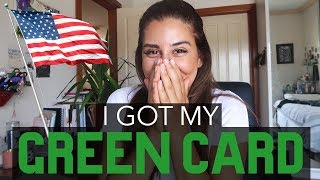 I GOT MY GREEN CARD  SURPRISE  IM MOVING TO THE UNITED STATES  How I Won The Lottery [upl. by Nena74]