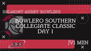 Belmont Abbey Bowling JV1 Men  2024 Bowlero Southern Collegiate Classic Day 1 [upl. by Sidnak539]