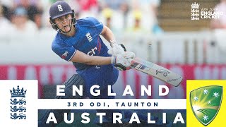 Nat SciverBrunt Century Leads Eng To Win  Highlights  England v Australia  3rd Womens ODI 2023 [upl. by Ahtennek]