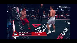 Kubrat Pulev KNOCKS OUT Frank Mir in Round 1 Shorts  Triad Combat [upl. by Lleral]