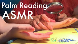 ASMR Palm Reading Session with Philena Bruce unintentional real person asmr [upl. by Eisac]