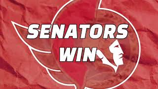 Ottawa Senators 2024 Win Horn [upl. by Eisso]