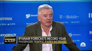 Ryanair CEO Michael O’Leary on earnings record annual profit forecast [upl. by Akaya]