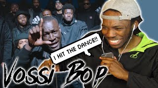 AMERICAN REACTS TO STORMZY  VOSSI BOP UK RAP REACTION TOO LIT [upl. by Aihsirt518]