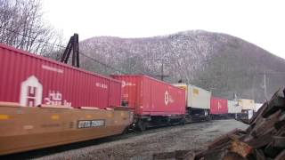 AYMO makes the climb to the Hoosac Tunnel with NS 2704 [upl. by Gere]