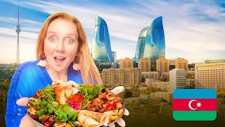 First Impressions Of Baku Azerbaijan Stunning City Tour amp Delicious Food  Carrie Patsalis [upl. by Lyram]