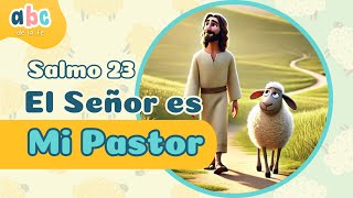 El Señor es Mi Pastor  Salmo 23 para Niños con Imágenes Divertidas [upl. by Oileve]