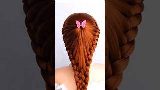 Different types long hair ponytail hairstyle new viral trending [upl. by Enneirda]