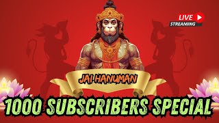 Jai Hanuman  1000 Subscribers Special jaihanuman jaishriram bhakti hanuman [upl. by Linell]