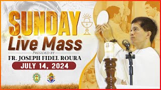 SUNDAY FILIPINO MASS TODAY LIVE  JULY 14 2024  FR JOSEPH FIDEL ROURA [upl. by Hills]