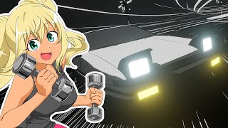 Initial D but It’s Onegai Muscle [upl. by Swanhildas]