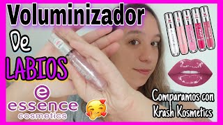 Ponemos a prueba el VOLUMINIZADOR de LABIOS de ESSENCE 👄 essence labios makeup [upl. by Ayinat]