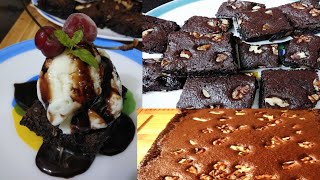 आसान और जल्दी बनाने वाली ब्राउनी brownieरेसिपीEggless Brownie In MicrowaveBrownie RecipeBrownie [upl. by Ecallaw]