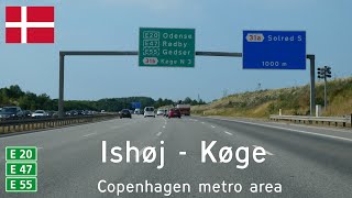 Denmark E20 Ishøj  Køge [upl. by Ernaldus603]