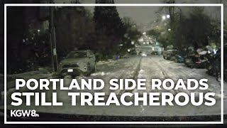 Checking out road conditions around the Portland metro area Thursday [upl. by Meehar]