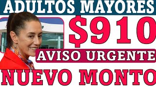 910 💥 NUEVO APOYO BIENESTA 🎁 AVISO URGENTE ADULTOS MAYORES💣 EN 2025 ACTUALIZACIÓN DE TUS PAGOS🤑 [upl. by Cecil]