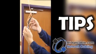 Tips While Doing a Network Cable Installation  Philadelphia  BridgeCablecom [upl. by Gnap]