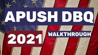 2021 APUSH DBQ Sample Response Example DBQ Essay from the 2021 Exam [upl. by Hobey]